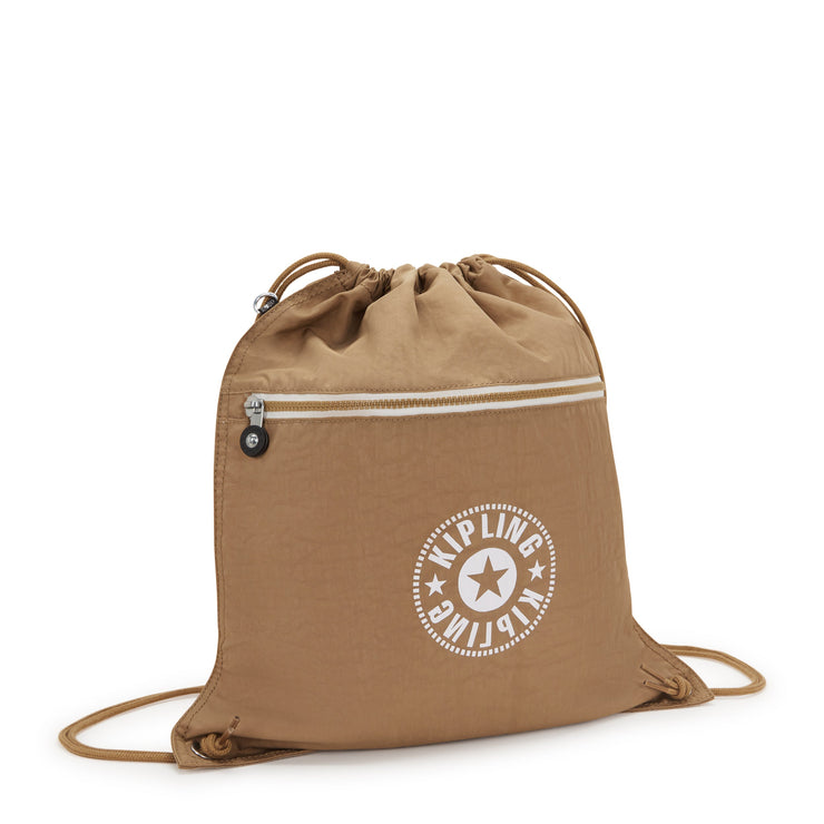 KIPLING Medium backpack (with drawstring) Unisex Early Tan C Supertaboo I4971-7CT
