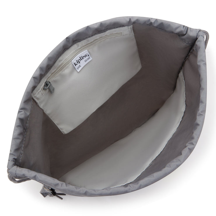 KIPLING Medium backpack (with drawstring) Female Inviting Grey C Supertaboo I4971-Y00