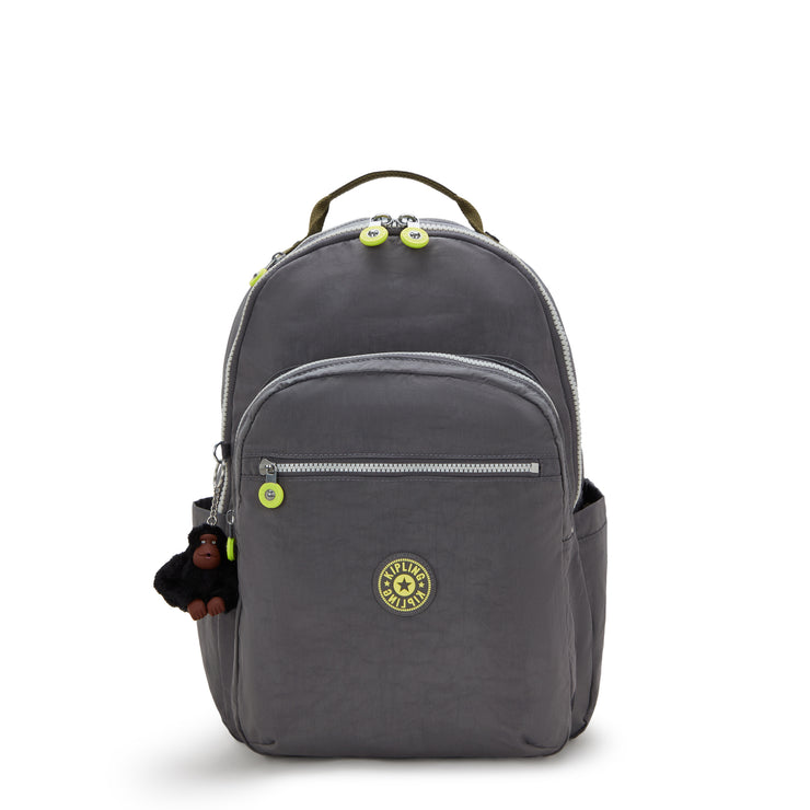 KIPLING Large backpack Unisex Back To Grey Seoul I5140-1DX