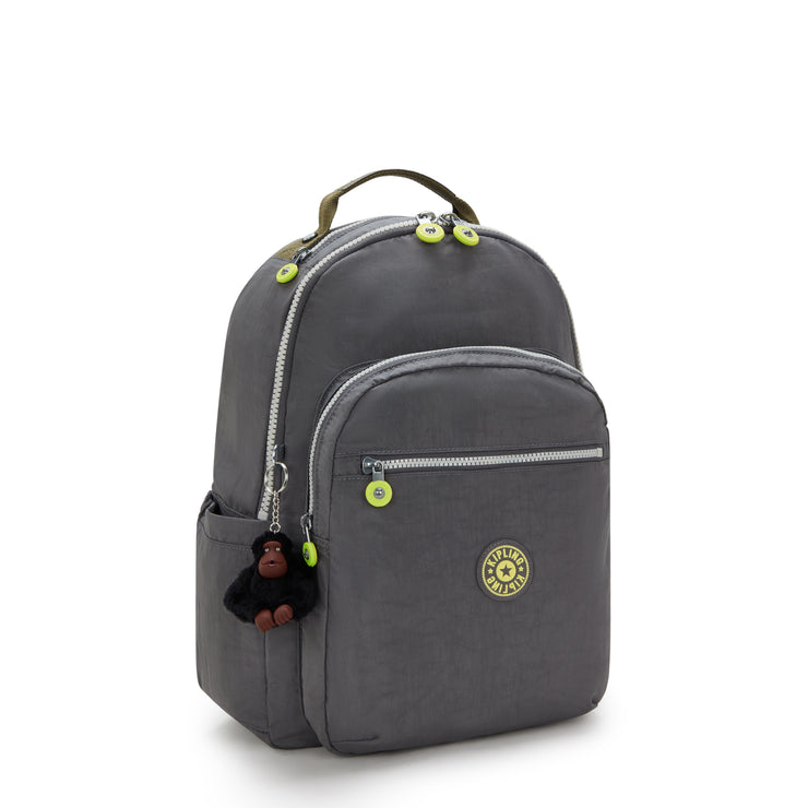 KIPLING Large backpack Unisex Back To Grey Seoul I5140-1DX