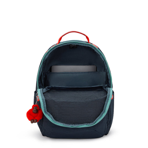 KIPLING Large Backpack Unisex Cosmo Blue C Seoul I5140-2FT