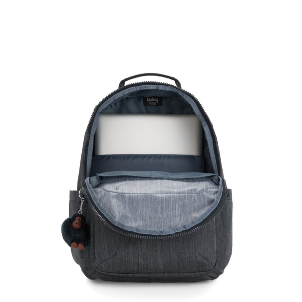 KIPLING Large backpack Unisex Marine Navy Seoul I5179-58C