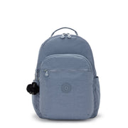 KIPLING Large backpack Unisex Blue Stone Seoul I5210-6FB