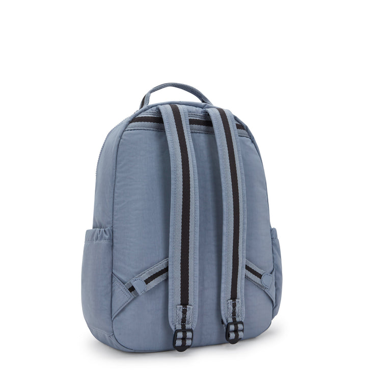 KIPLING Large backpack Unisex Blue Stone Seoul I5210-6FB