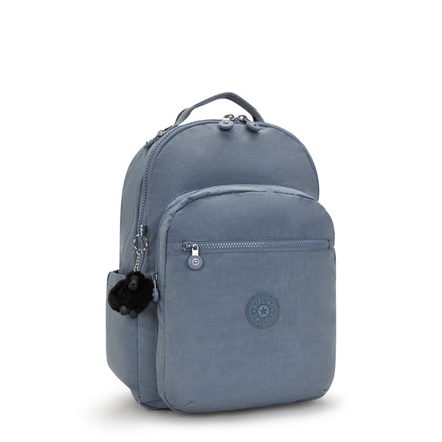 KIPLING Large backpack Unisex Blue Stone Seoul I5210-6FB