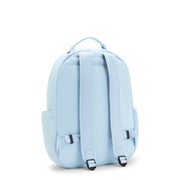 KIPLING-Seoul-Large Backpack-Frost Blue Bl-I5210-LZ8