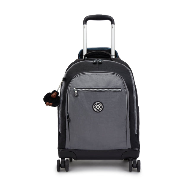 KIPLING Large wheeled backpack (with laptop compartment) Unisex Space Black Bl New Zea I5246-2GX