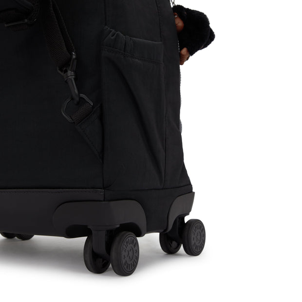 KIPLING Large wheeled backpack (with laptop compartment) Unisex Space Black Bl New Zea I5246-2GX