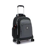 KIPLING Large wheeled backpack (with laptop compartment) Unisex Space Black Bl New Zea I5246-2GX