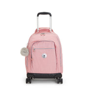 KIPLING Large wheeled backpack (with laptop compartment) Female Bridal Rose New Zea I5246-46Y