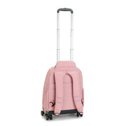 KIPLING Large wheeled backpack (with laptop compartment) Female Bridal Rose New Zea I5246-46Y
