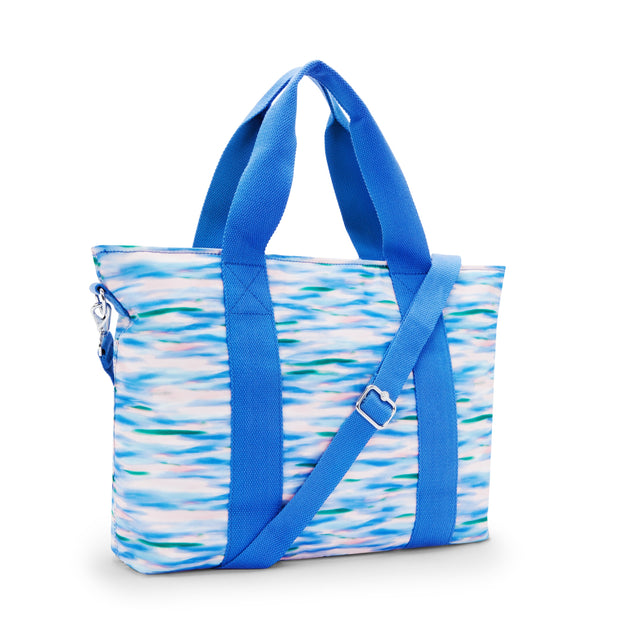 KIPLING-Minta L-Large tote (with removable shoulderstrap)-Diluted Blue-I5379-TX9
