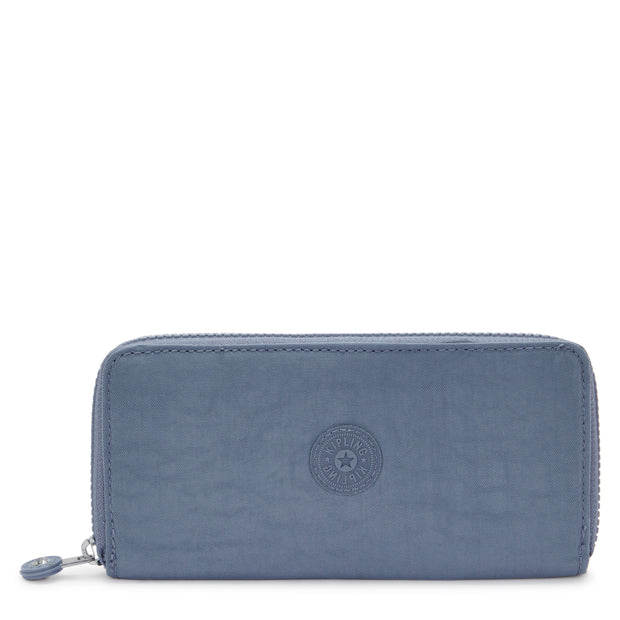 KIPLING Large wallet Female Blue Stone Money World I5411-6FB