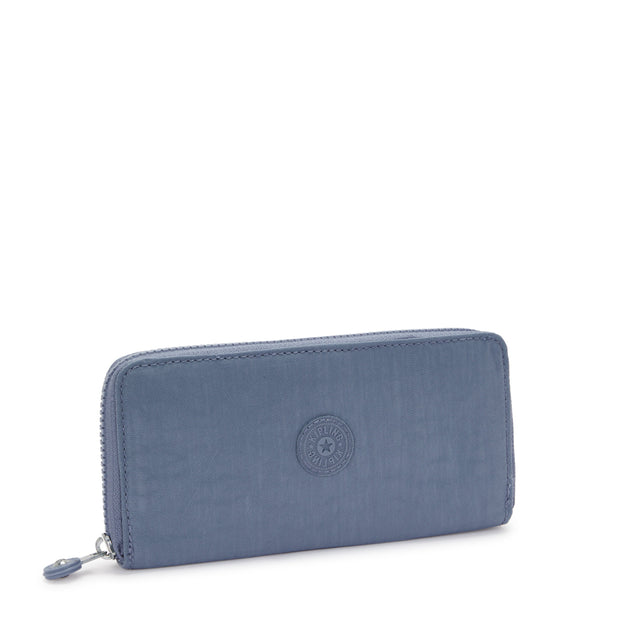 KIPLING Large wallet Female Blue Stone Money World I5411-6FB