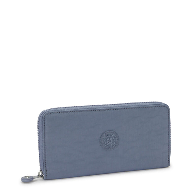 KIPLING Large wallet Female Blue Stone Money World I5411-6FB