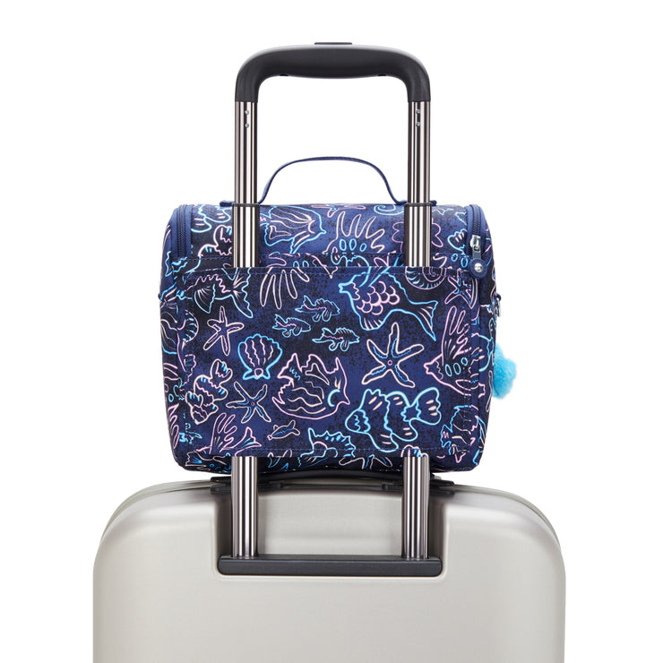 KIPLING Large lunchbag (with trolley sleeve) Unisex Disco Fish New Kichirou I5749-4FK