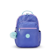 KIPLING Large Backpack Female Cosmic Metallic Seoul I5764-8DE