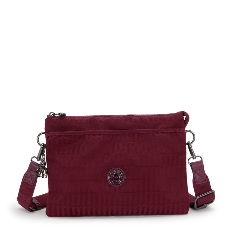KIPLING Medium crossbody (with removable shoulderstrap) Female Maroon Tile Jq Riri L I5954-9HX