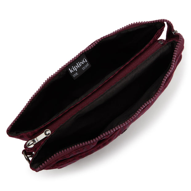 KIPLING Medium crossbody (with removable shoulderstrap) Female Maroon Tile Jq Riri L I5954-9HX