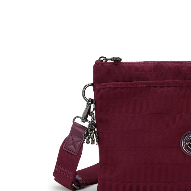 KIPLING Medium crossbody (with removable shoulderstrap) Female Maroon Tile Jq Riri L I5954-9HX