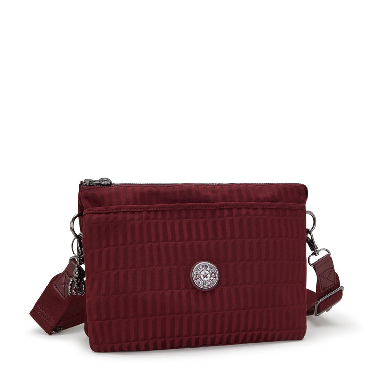 KIPLING Medium crossbody (with removable shoulderstrap) Female Maroon Tile Jq Riri L I5954-9HX