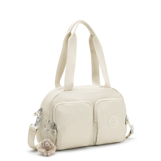KIPLING-Cool Defea-Medium shoulderbag (with removable shoulderstrap)-Beige Pearl-I6017-3KA
