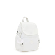 KIPLING-City Zip Mini-Mini Backpack with Adjustable Straps-Pure Alabaster-I6046-6KH