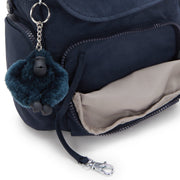 KIPLING-City Zip Mini-Mini Backpack with Adjustable Straps-Blue Bleu 2-I6046-96V