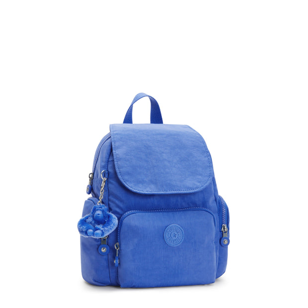 KIPLING-City Zip Mini-Mini Backpack with Adjustable Straps-Havana Blue-I6046-JC7