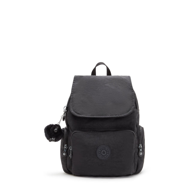 KIPLING-City Zip Mini-Mini Backpack with Adjustable Straps-Black Noir ...