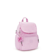 KIPLING-City Zip Mini-Mini Backpack with Adjustable Straps-Blooming Pink-I6046-R2C