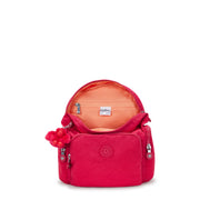 KIPLING-City Zip Mini-Mini Backpack with Adjustable Straps-Confetti Pink-I6046-T73