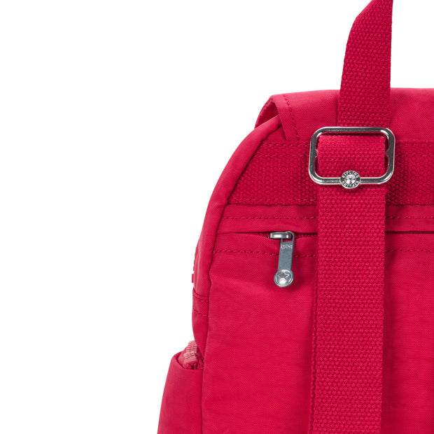 KIPLING-City Zip Mini-Mini Backpack with Adjustable Straps-Confetti Pink-I6046-T73