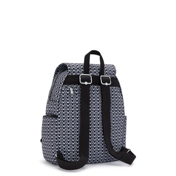 KIPLING-City Zip S-Small Backpack with Adjustable Straps-Signature Print-I6345-DD2