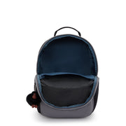 KIPLING Large backpack (with laptop compartment) Unisex Space Black Bl Seoul College Extra I6350-2GX