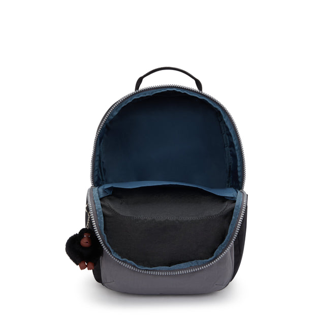 KIPLING Large backpack (with laptop compartment) Unisex Space Black Bl Seoul College Extra I6350-2GX