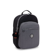 KIPLING Large backpack (with laptop compartment) Unisex Space Black Bl Seoul College Extra I6350-2GX