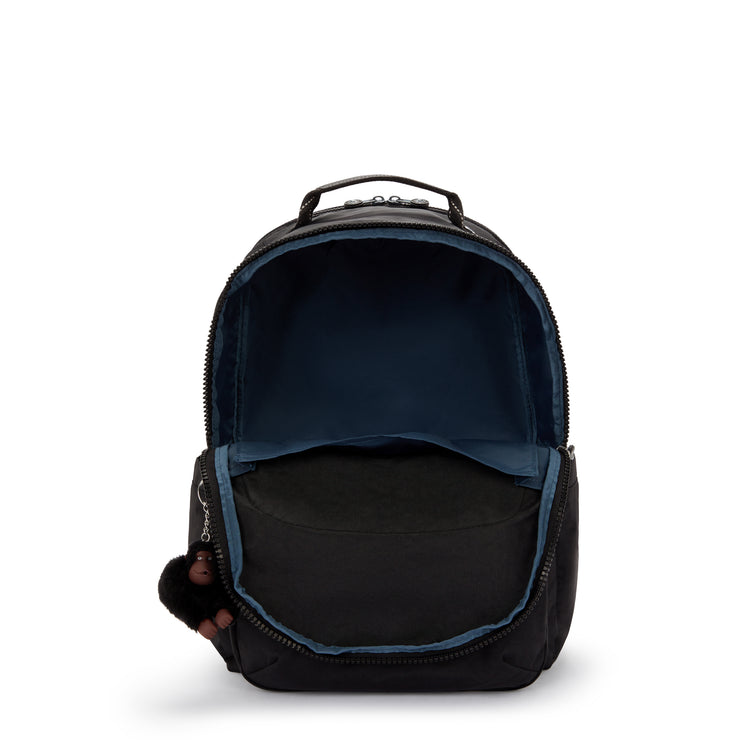 KIPLING Large backpack (with laptop compartment) Unisex True Black Seoul College Extra I6350-J99