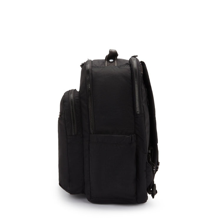 KIPLING Large backpack (with laptop compartment) Unisex True Black Seoul College Extra I6350-J99
