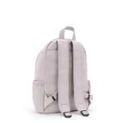 KIPLING-Delia-Medium Backpack-Gleam Silver-I6371-K6G