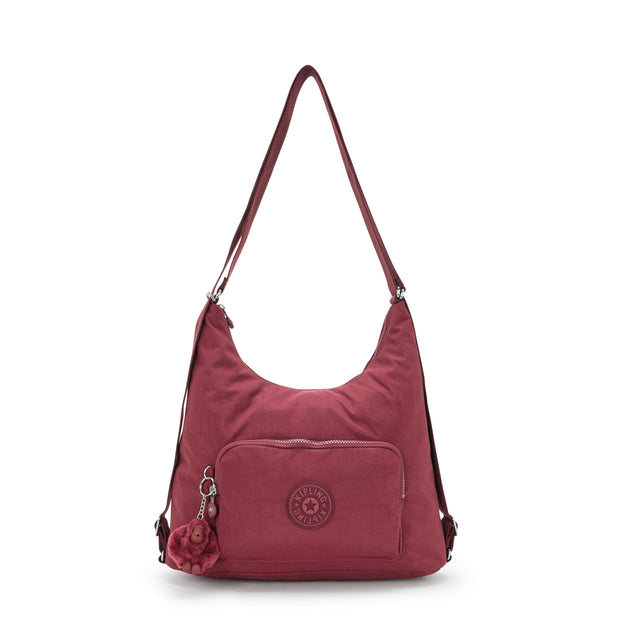 KIPLING Medium shoulderbag (convertible to backpack) Female Lounge Wine Yenna I6721-5FW