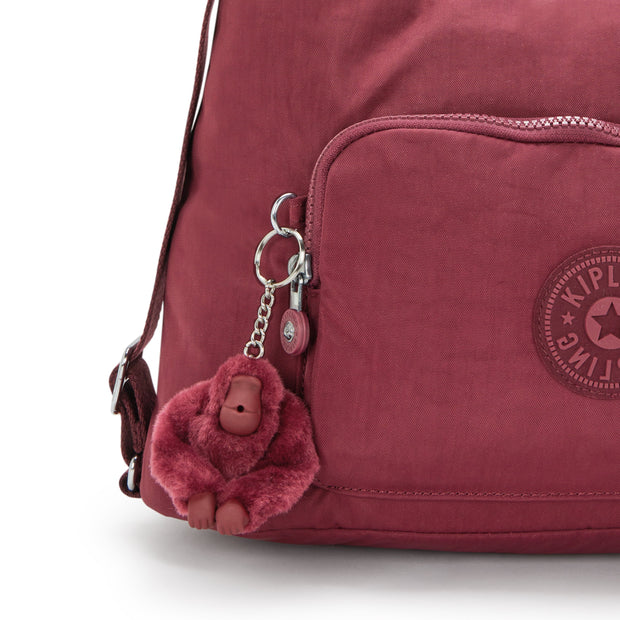 KIPLING Medium shoulderbag (convertible to backpack) Female Lounge Wine Yenna I6721-5FW