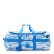 KIPLING-Jonis M-Medium weekender (convertable to backpack)-Diluted Blue-I6735-TX9