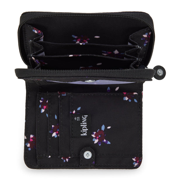 KIPLING Medium wallet Female Night Flower Money Love I6791-5FH
