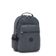 KIPLING-Seoul Lap-Large backpack (with laptop compartment)-Marine Navy-I6828-58C