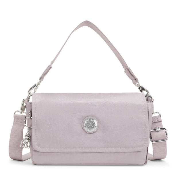 KIPLING-Aras-Small shoulderbag (with removable strap)-Gleam Silver-I6941-K6G