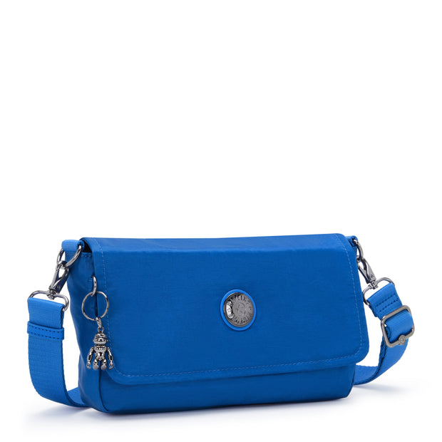 KIPLING-Aras-Small shoulderbag (with removable strap)-Satin Blue-I6941-S9H