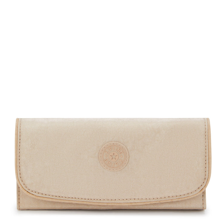 KIPLING Large wallet Female Sparkled Beige Money Land I7015-5DV