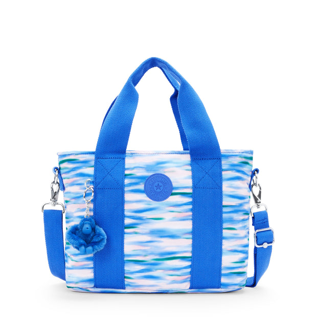 KIPLING-Minta M-Medium tote (with removable shoulderstrap)-Diluted Blue-I7229-TX9