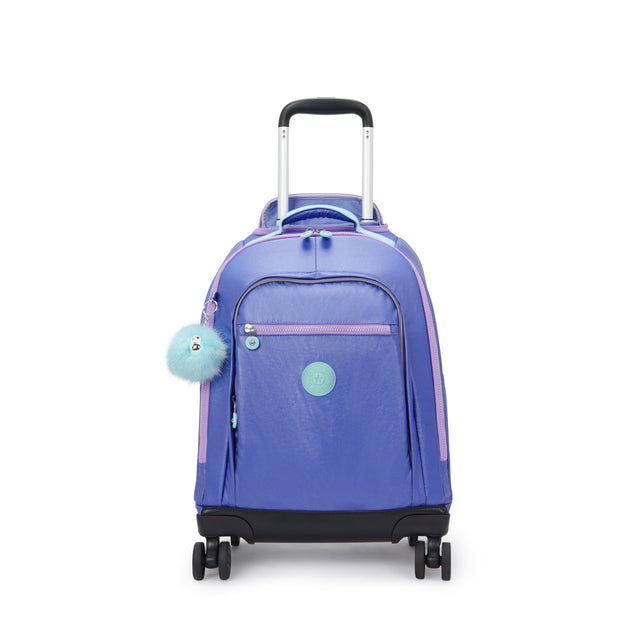 KIPLING Large Wheeled Backpack (with laptop compartment) Female Cosmic Metallic New Zea I7267-8DE